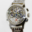 The Skeleton chronograph watch is chrome-plated The Skeleton chronograph watch is chrome-plated - The Skeleton chronograph watch is chrome-plated
