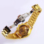 Skeleton gold-plated chronograph watch - Skeleton gold-plated chronograph watch