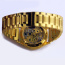 Skeleton gold-plated chronograph watch - Skeleton gold-plated chronograph watch