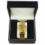 Skeleton gold-plated chronograph watch - Skeleton gold-plated chronograph watch