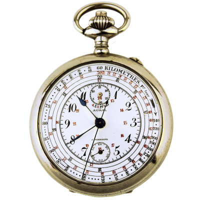 Pocket watch chronograph "AURAL" 