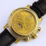 Watch chronograph "Lunar" with a golden dial Watch chronograph "Lunar" with a golden dial - Watch chronograph "Lunar" with a golden dial