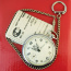 Карманные часы "Молния-классик" 80-х годов в хромированном корпусе - Карманные часы "Молния-классик" 80-х годов в хромированном корпусе